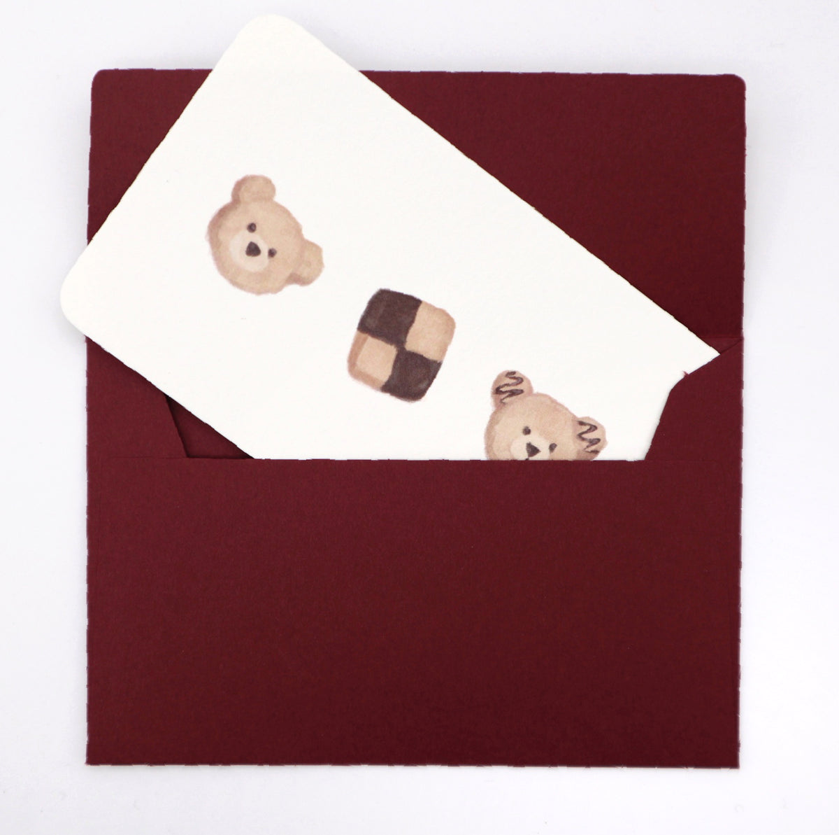 Bear Cookie Message Cards