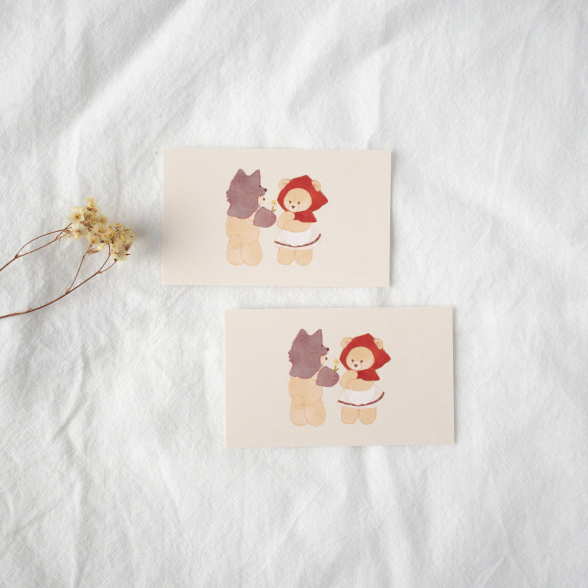 Bear's Little Red Riding Hood - Mini Note Card Set of 10