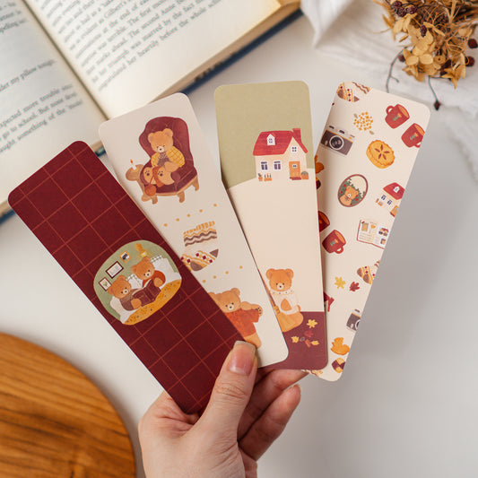 Bookmark Set of 4 - Cozy Home for Two Bears