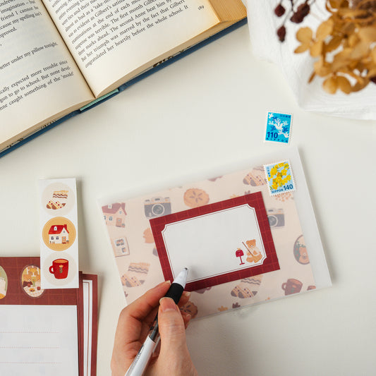 Cozy Home for Two Bears - Letter Writing Set