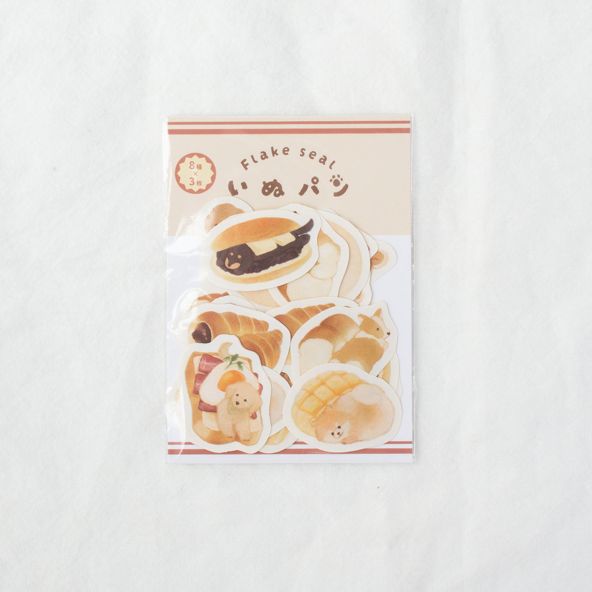 いぬぱんフレークシール