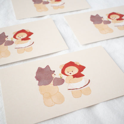 Bear's Little Red Riding Hood - Mini Note Card Set of 10