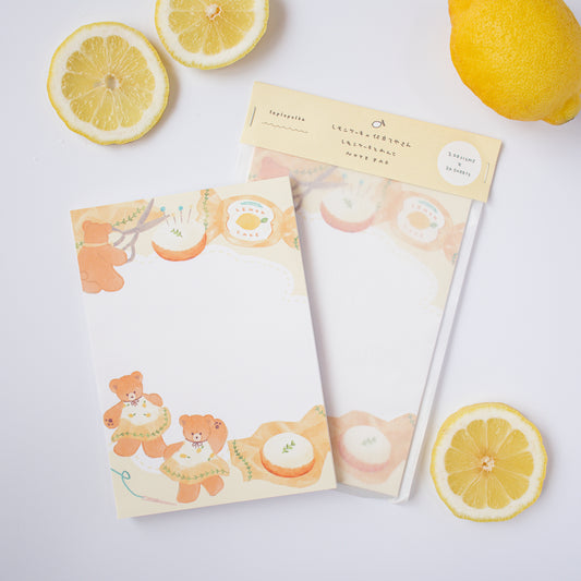 Lemon Cake Note Pad | To-Do List, Memo Pad